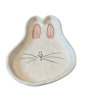 Blue Sky Clayworks Bunny Nibbles Platter
